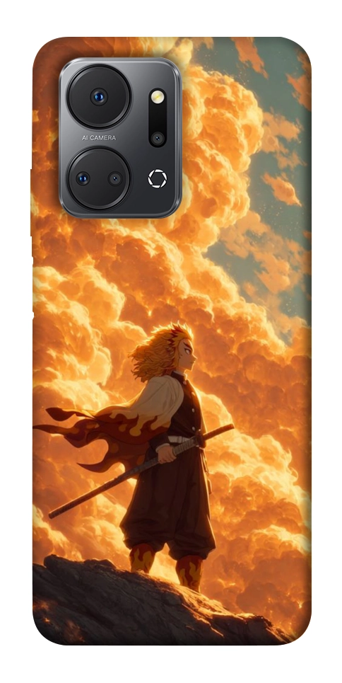 Чохол Demon slayer kyojuro для Huawei Honor X7a