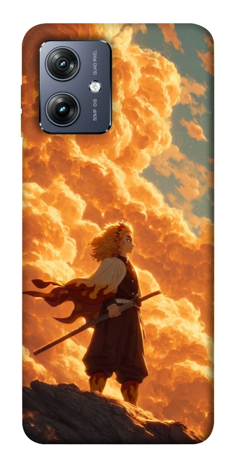 Чехол Demon slayer kyojuro для Motorola Moto G54