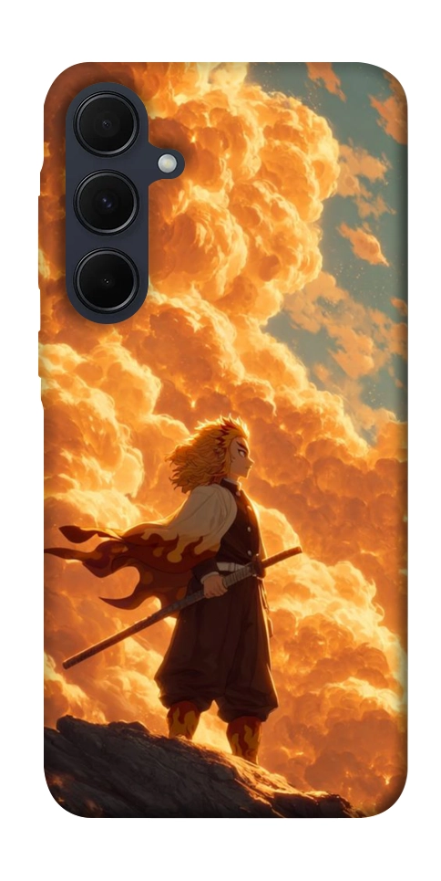 Чохол Demon slayer kyojuro для Galaxy A55