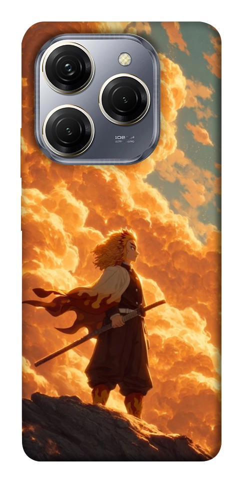 Чехол Demon slayer kyojuro для TECNO Spark 20 Pro