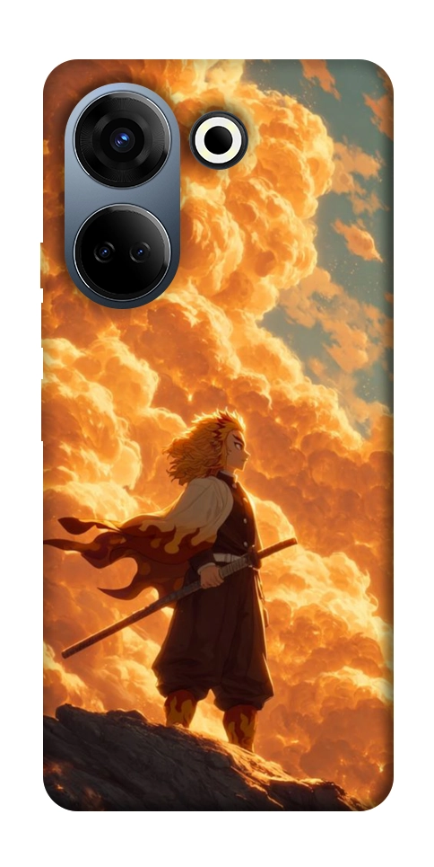 Чехол Demon slayer kyojuro для TECNO Camon 20 Pro (CK7n)