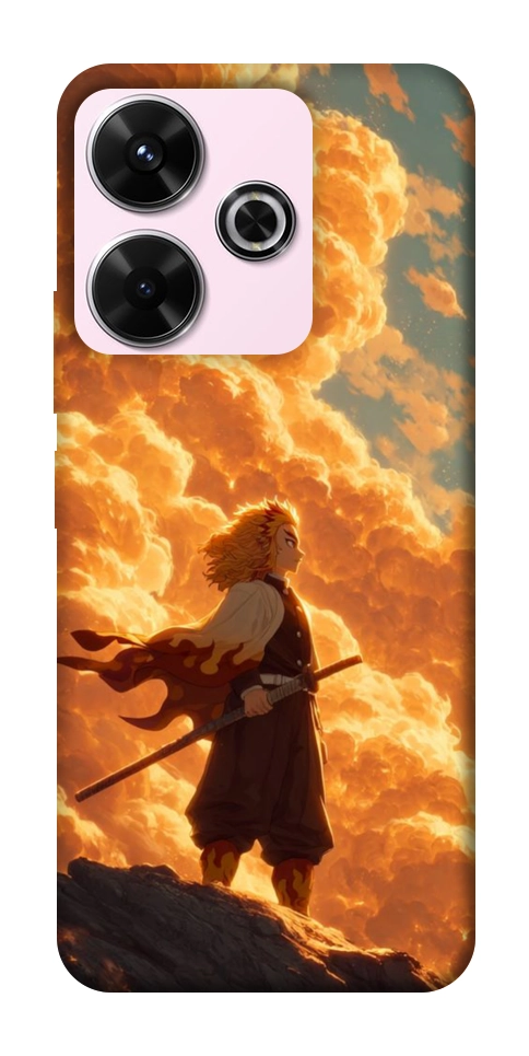 Чохол Demon slayer kyojuro для Xiaomi Redmi 13 4G
