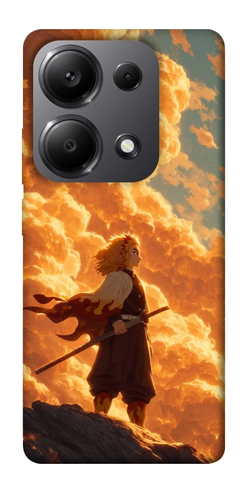 Чохол Demon slayer kyojuro для Xiaomi Redmi Note 13 Pro 5G