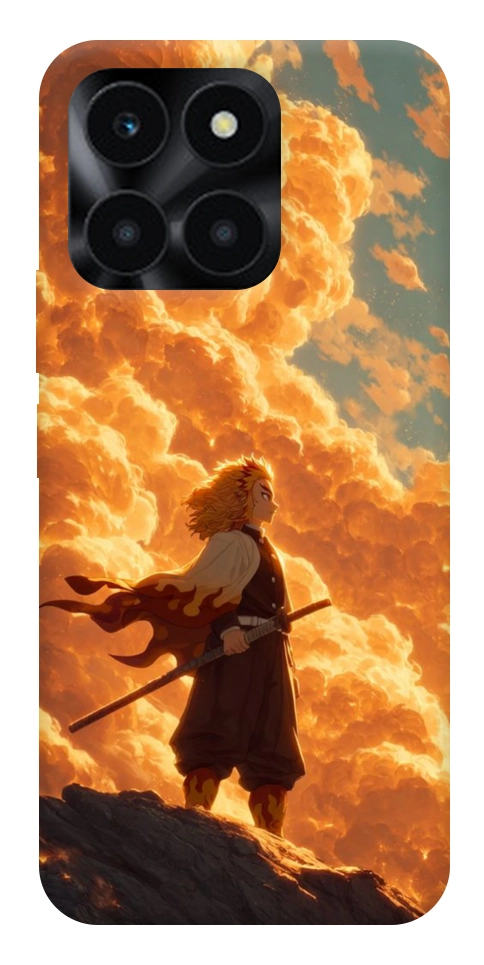 Чехол Demon slayer kyojuro для Huawei Honor X6a
