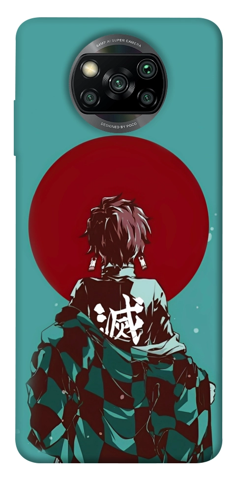 Чехол Demon slayer tanjiro для Xiaomi Poco X3 NFC