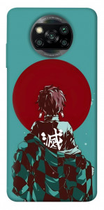 Чехол Demon slayer tanjiro для Xiaomi Poco X3 NFC