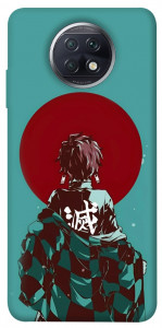 Чехол Demon slayer tanjiro для Xiaomi Redmi Note 9 5G