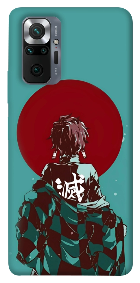 Чехол Demon slayer tanjiro для Xiaomi Redmi Note 10 Pro