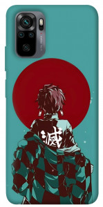 Чехол Demon slayer tanjiro для Xiaomi Redmi Note 10S