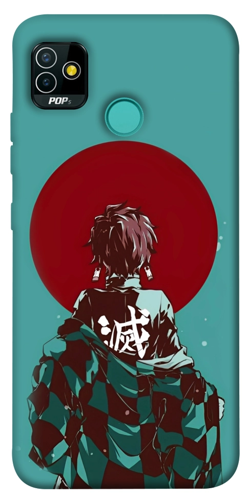 Чехол Demon slayer tanjiro для TECNO Pop 5
