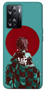 Чехол Demon slayer tanjiro для Oppo A57s