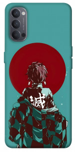 Чехол Demon slayer tanjiro для Oppo Reno 4