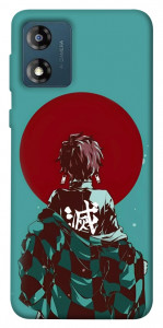Чехол Demon slayer tanjiro для Motorola Moto E13