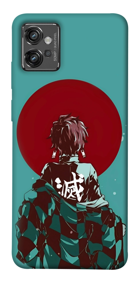 Чехол Demon slayer tanjiro для Motorola Moto G32