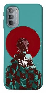 Чохол Demon slayer tanjiro для Motorola Moto G31