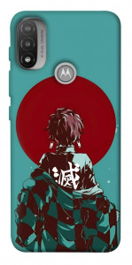 Чехол Demon slayer tanjiro для Motorola Moto E20