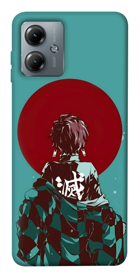 Чохол Demon slayer tanjiro для Motorola Moto G14