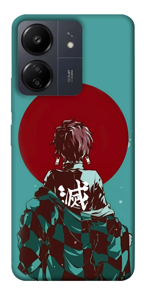 Чехол Demon slayer tanjiro для Xiaomi Redmi 13C