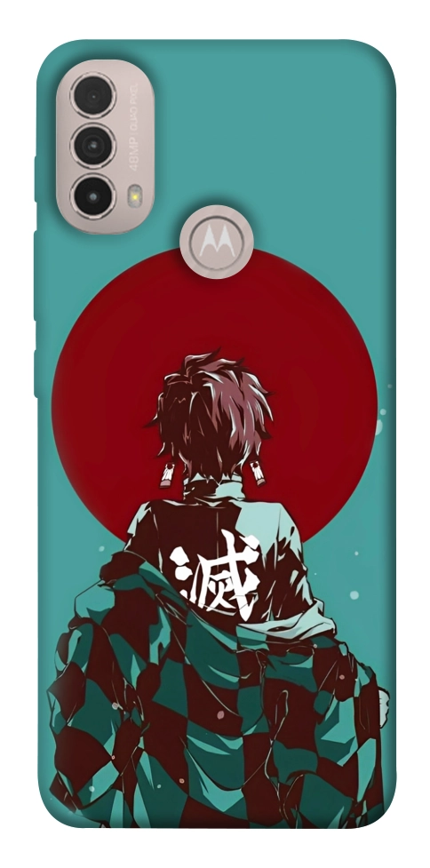 Чохол Demon slayer tanjiro для Motorola Moto E30