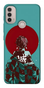 Чохол Demon slayer tanjiro для Motorola Moto E30