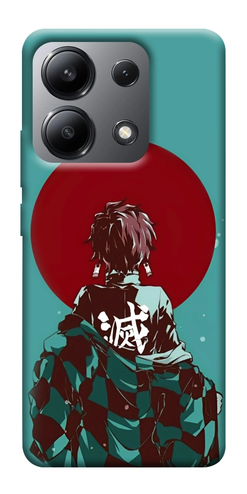 Чехол Demon slayer tanjiro для Xiaomi Redmi Note 13 4G