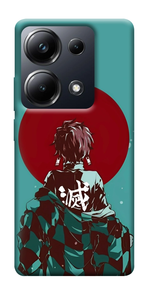 Чехол Demon slayer tanjiro для Xiaomi Poco M6