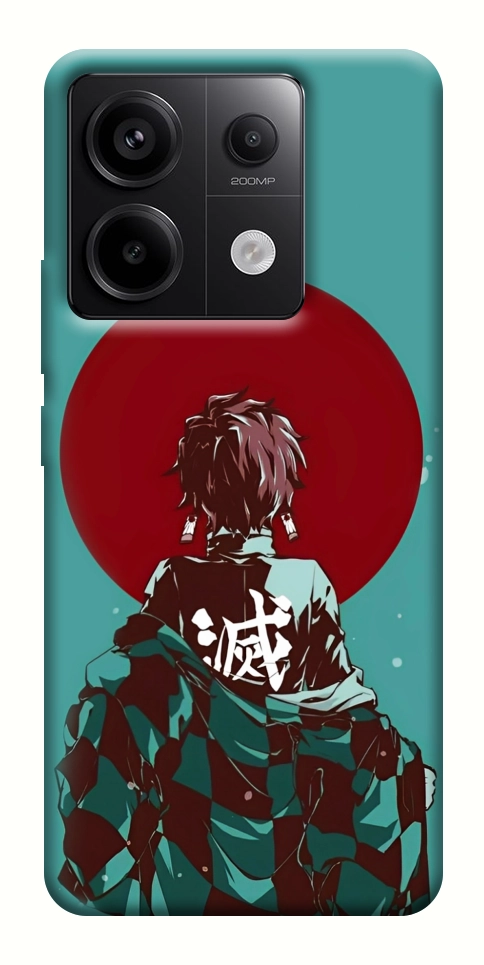Чехол Demon slayer tanjiro для Xiaomi Redmi Note 13 Pro 4G