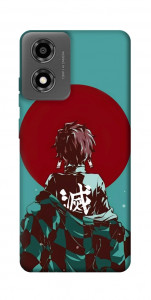 Чехол Demon slayer tanjiro для Motorola Moto E14