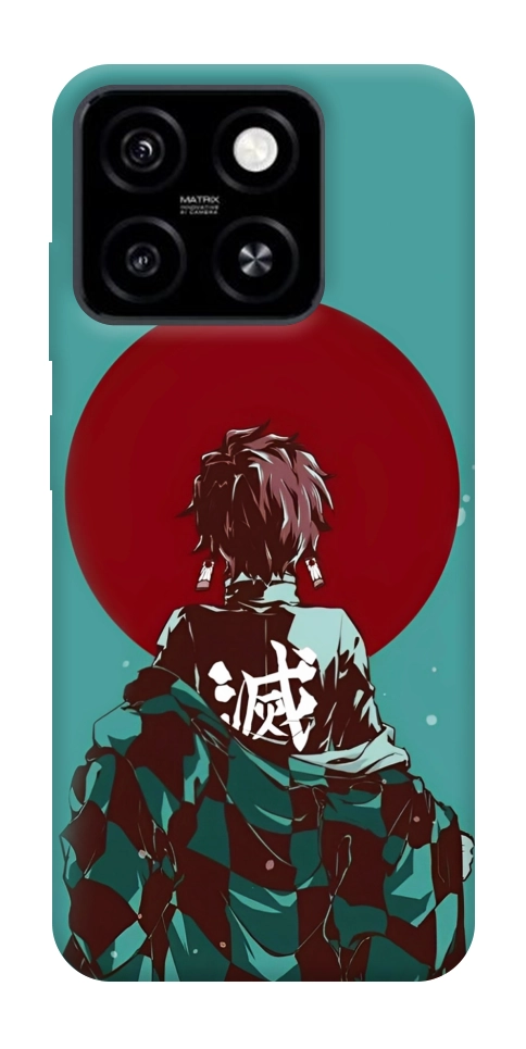 Чохол Demon slayer tanjiro для ZTE Blade A55 4G