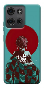Чехол Demon slayer tanjiro для Motorola Moto G75 5G
