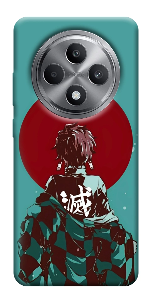 Чехол Demon slayer tanjiro для Oppo Reno 12 F 4G