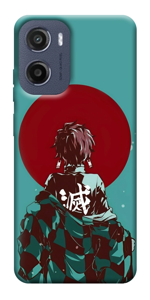 Чохол Demon slayer tanjiro для Motorola Moto E15