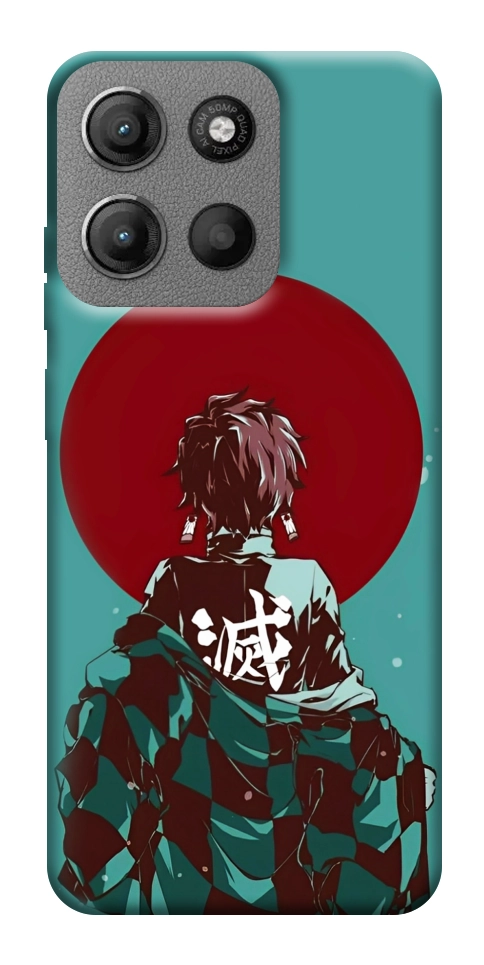 Чехол Demon slayer tanjiro для Motorola Moto G15 4G