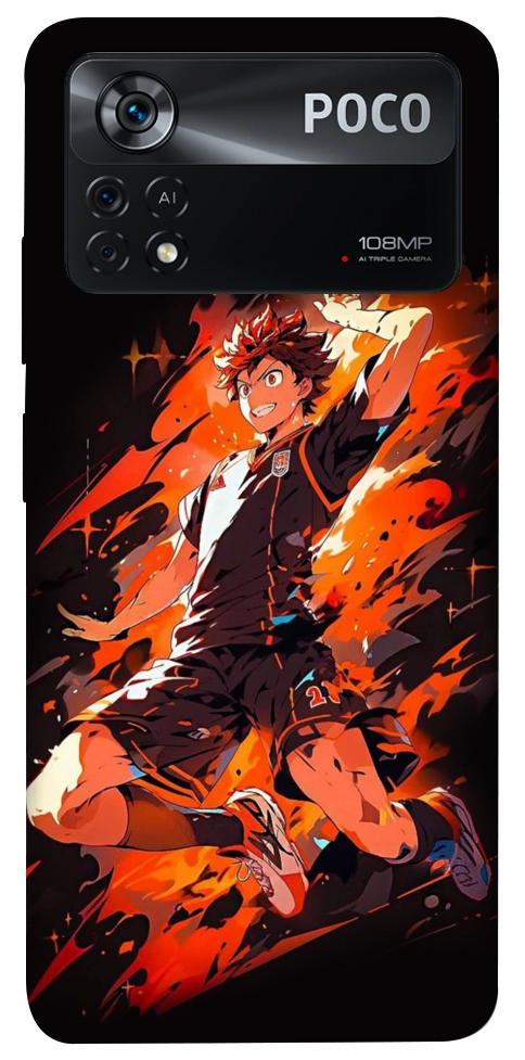 Чохол Haikyuu hinata для Xiaomi Poco X4 Pro