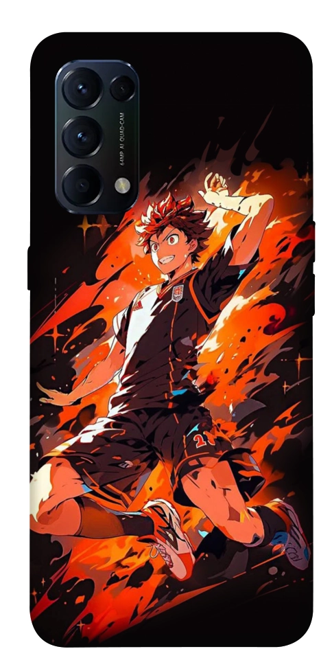 Чехол Haikyuu hinata для Oppo Reno 5 4G