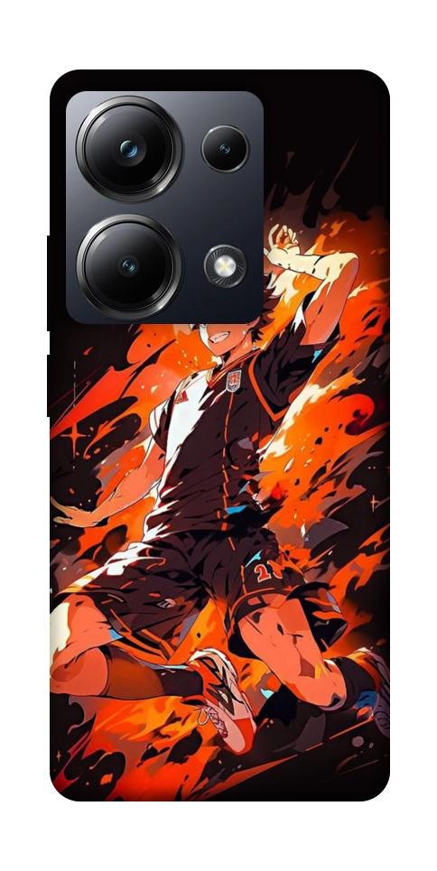 Чехол Haikyuu hinata для Xiaomi Poco M6 Pro 4G