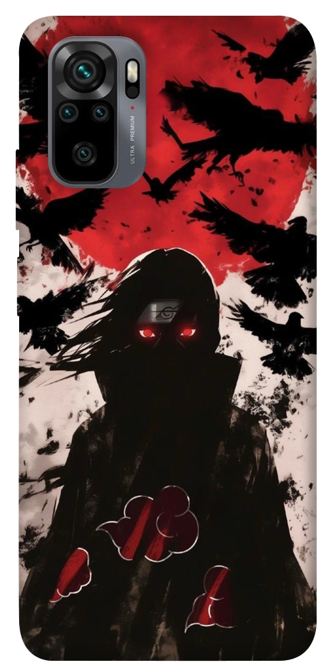 Чохол Itachi black ravens для Xiaomi Redmi Note 10