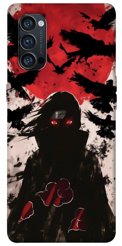 Чехол Itachi black ravens для Oppo Reno 4 Pro 5G