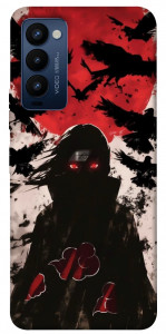 Чохол Itachi black ravens для Tecno Camon 18 P