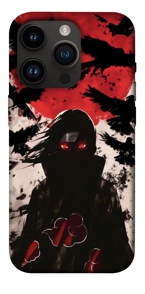 Чехол Itachi black ravens для iPhone 14 Pro