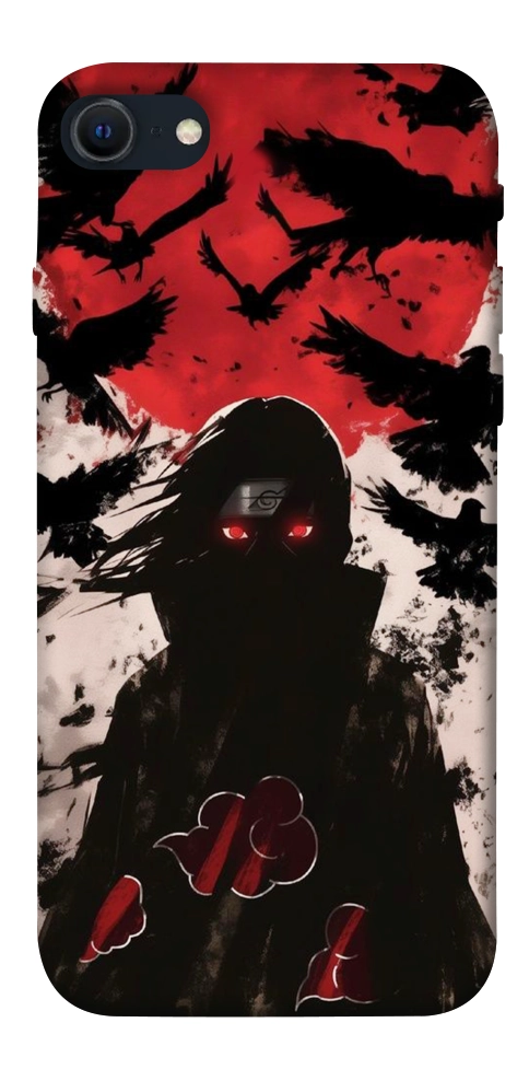 Чехол Itachi black ravens для iPhone SE (2022)