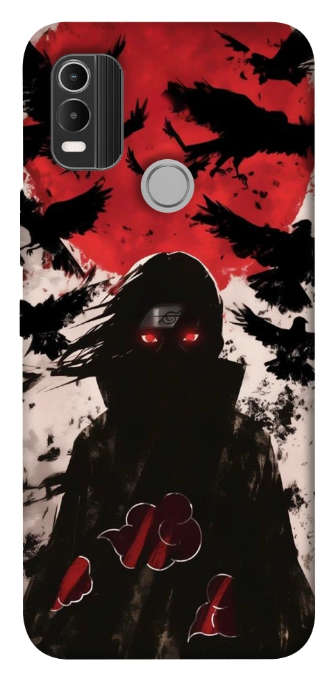 Чехол Itachi black ravens для Nokia C21 Plus