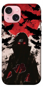 Чохол Itachi black ravens для iPhone 15