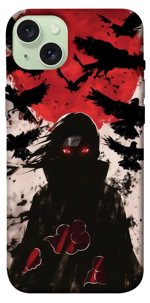 Чохол Itachi black ravens для iPhone 15 Plus