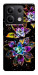 Чохол Flowers on black для Xiaomi Redmi Note 13 5G