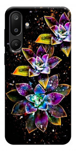 Чехол Flowers on black для Galaxy M16 5G
