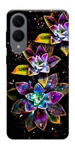 Чохол Flowers on black для Galaxy S25 Edge