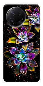 Чохол Flowers on black для Xiaomi Poco F7 Pro