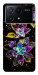 Чохол Flowers on black для Xiaomi Poco X6 Pro