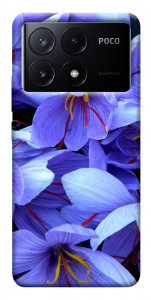 Чехол Фиолетовый сад для Xiaomi Poco X6 Pro